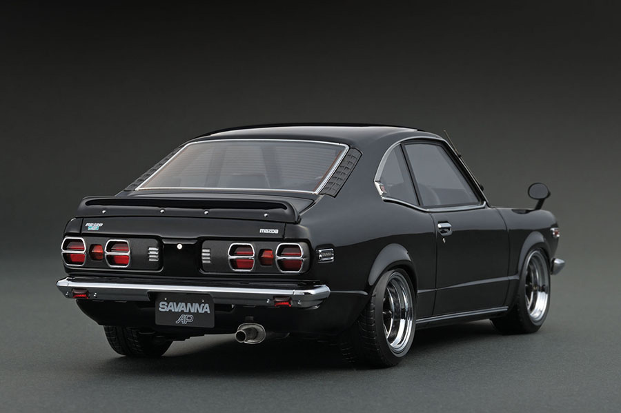 IG0701 1/18 Mazda Savanna (S124A) Black ※Watanabe-Wheel | LINE UP