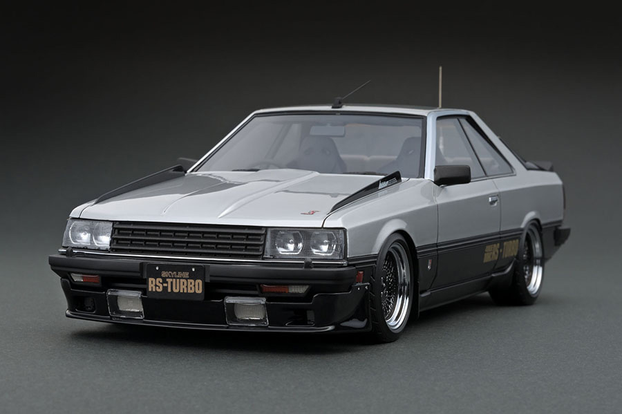 IG0985 1/18 Nissan Skyline 2000 RS-Turbo (R30) Silver | LINE UP