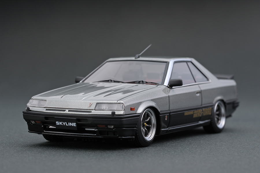 IG0129 1/43 Nissan Skyline 2000 RS-X Turbo-C (R30) Silver | LINE