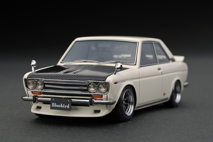 IG0263 1/43 Datsun Bluebird Coupe (KP510) White | LINE UP