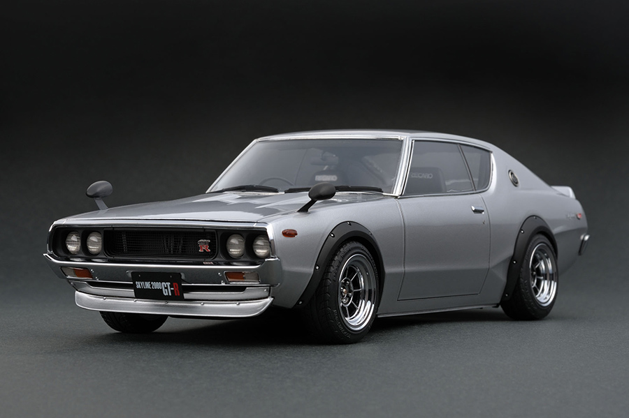 IG0301 1/18 Nissan SKYLINE 2000 GT-R (KPGC110) Silver | LINE UP