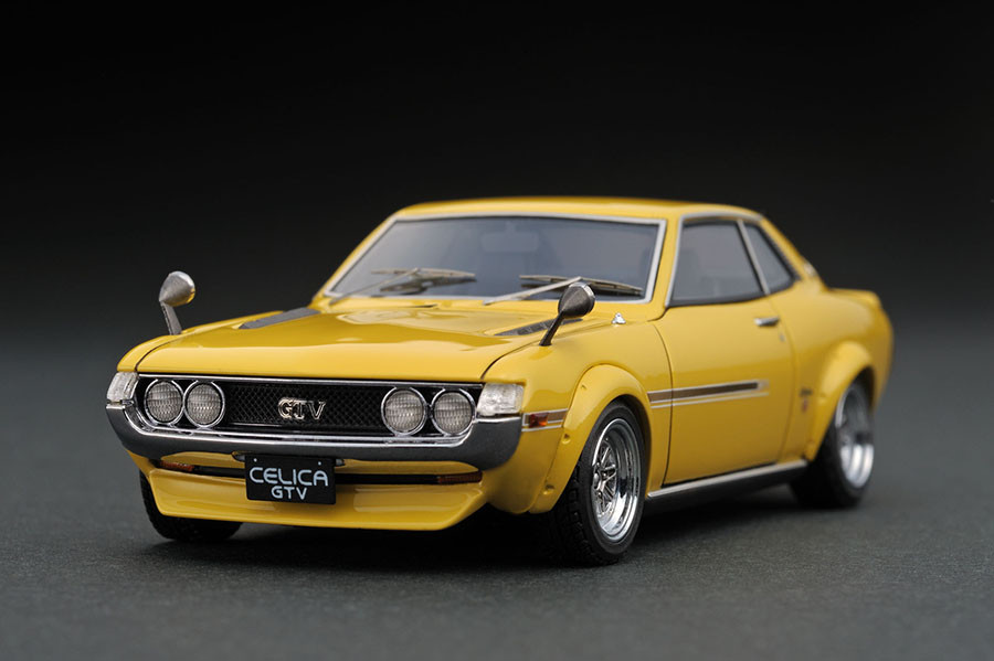 IG0374 1/43 Toyota Celica 1600GTV (TA22) Yellow | LINE UP