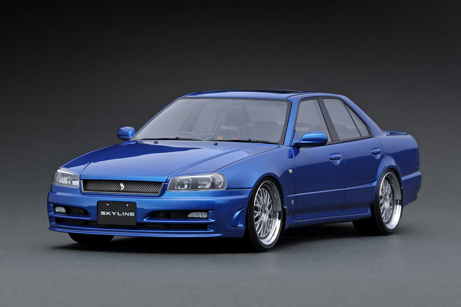 IG1577 1/18 Nissan Skyline 25GT Turbo (ER34) Blue Metallic | LINE