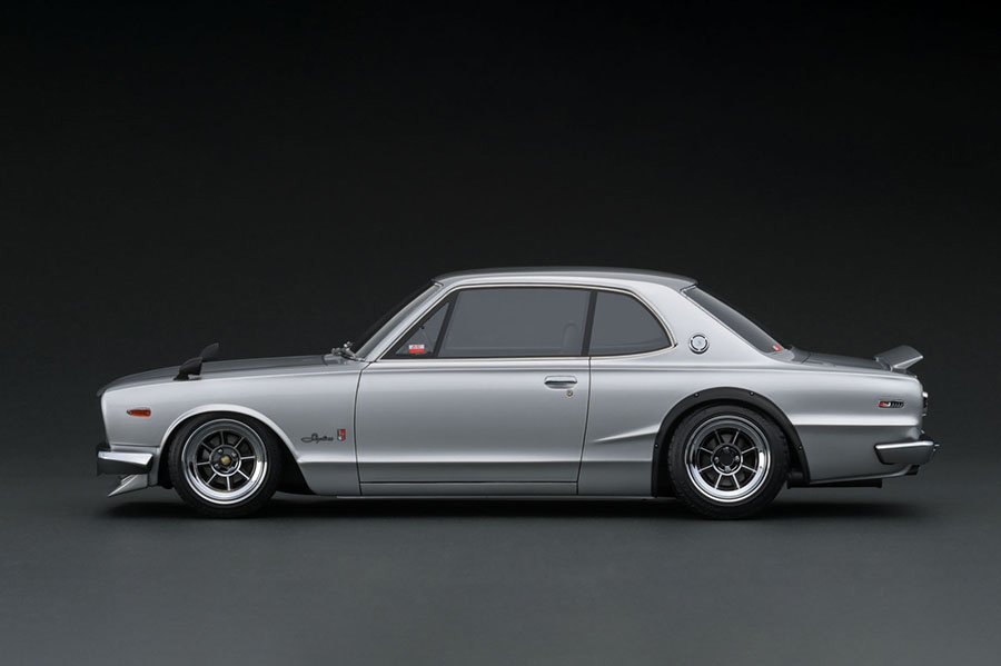 IG1591 1/12 Nissan Skyline 2000 GT-R (KPGC10) Silver | LINE UP