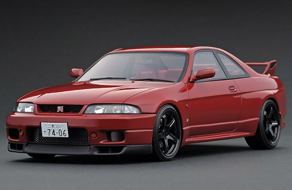 IG1841 1/18 Nissan Skyline GT-R (BCNR33) Matsuda Street Wine Red