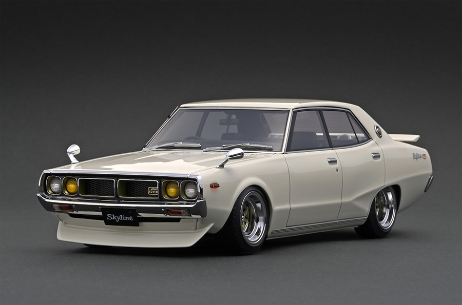 IG1979 1/18 Nissan Skyline 2000 GT-X (GC110) White | LINE UP