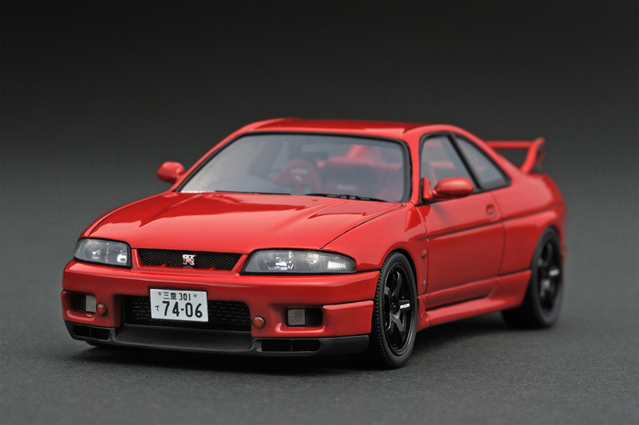 IG1371 1/43 Nissan Skyline GT-R (R33) Matsuda Street Wine Red