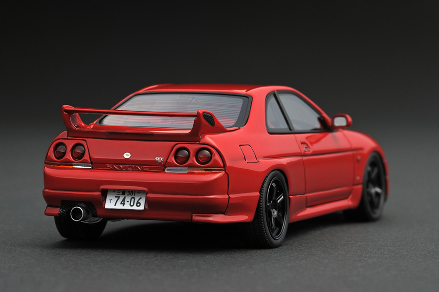 IG1371 1/43 Nissan Skyline GT-R (R33) Matsuda Street Wine Red