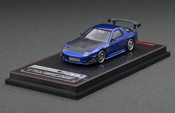 IG2492 1/64 Mazda RX-7 (FC3S) RE Amemiya Blue Metallic | LINE UP