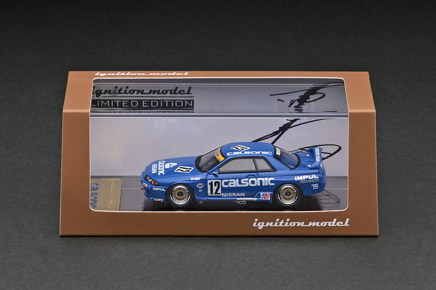 IG2692 1/64 CALSONIC SKYLINE (#12)1990 JTC Debut Win With Mr
