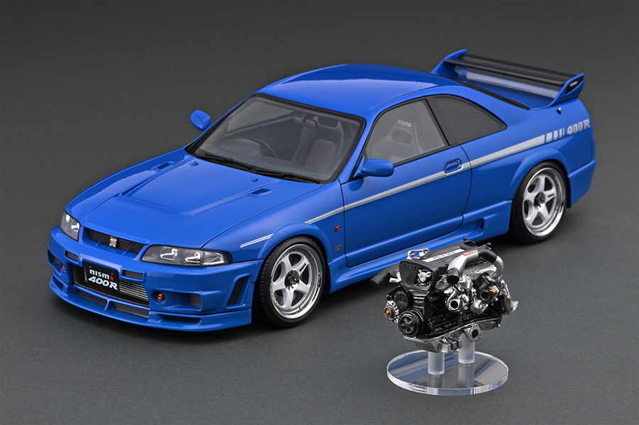 IG2813 1/18 Nismo R33 GT-R 400R Blue With Engine | LINE UP | [公式