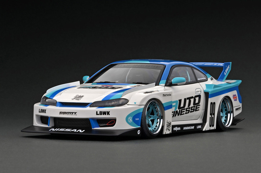 IG2922 1/18 LB-Super Silhouette S15 SILVIA White/Blue | LINE UP