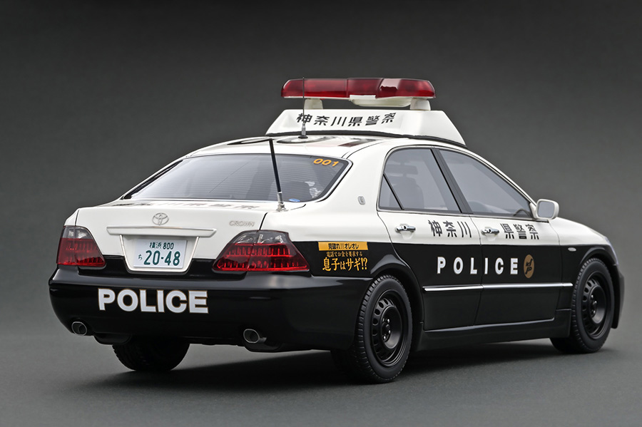 IG2048 1/18 Toyota Crown (GRS180) 神奈川県警 自動車警ら隊001号