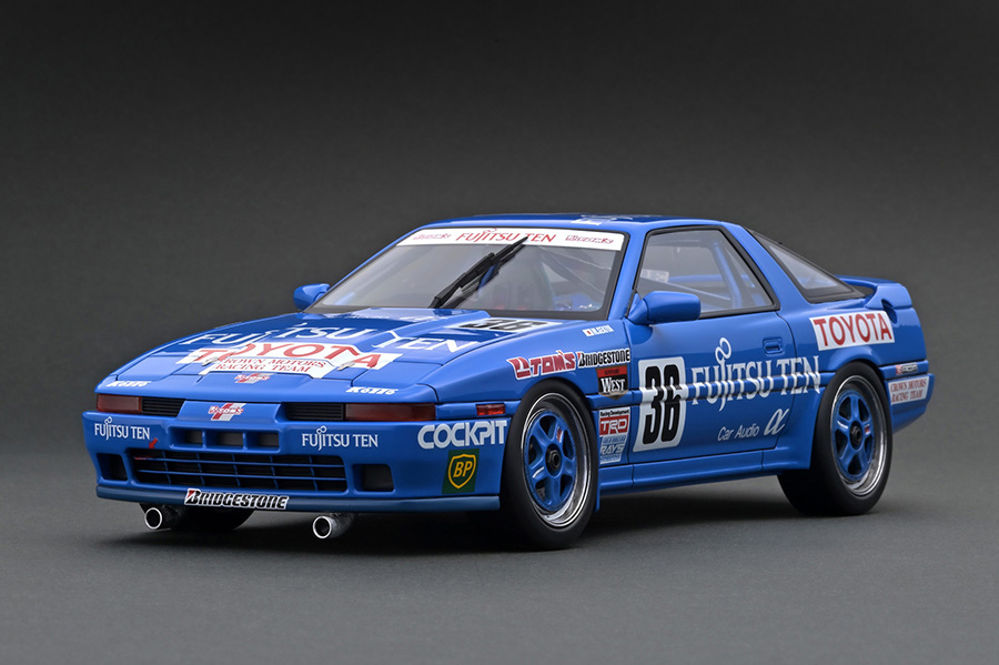 IG2102 1/18 FUJITSU TEN TOM'S Supra (#36) 1990 Macau GP Guia Race