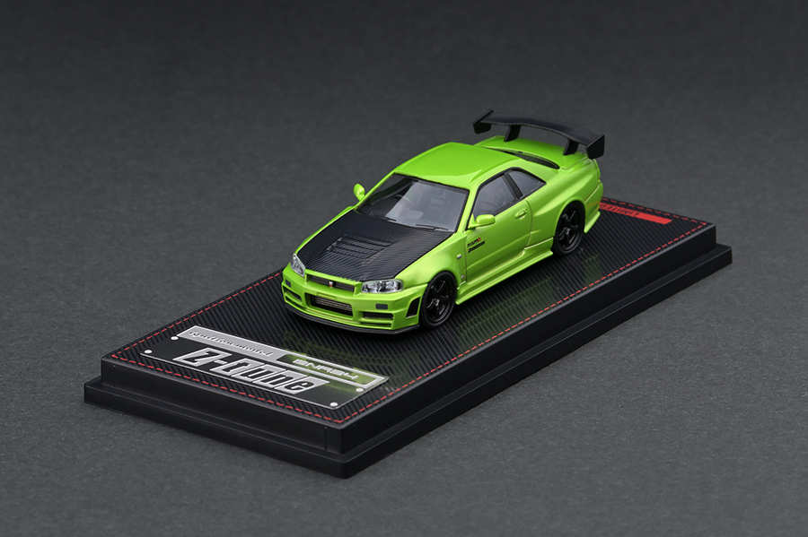 IG2126 1/64 Nismo R34 GT-R Z-tune Green Metallic | LINE UP | [公式