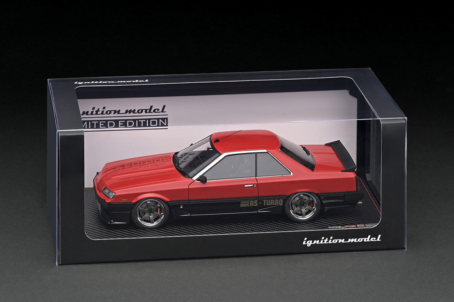 IG3434 1/18 Nissan Skyline 2000 RS-X Turbo-C (R30) Red/Black With