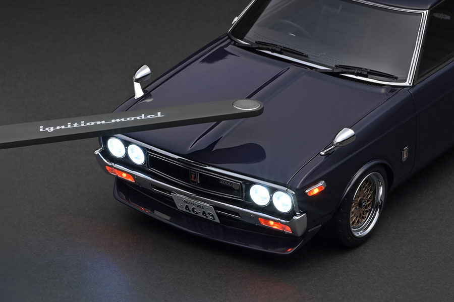 IG3547 1/18 Nissan Laurel 2000SGX (C130) Purple LED Ver. With Mr