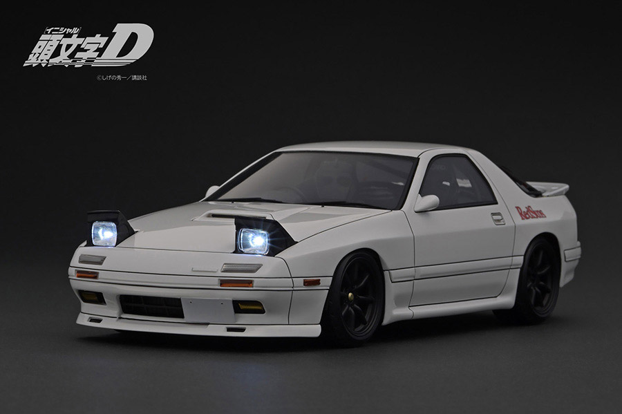 IG3191 1/18 INITIAL D Mazda Savanna RX-7 Infini (FC3S) White With