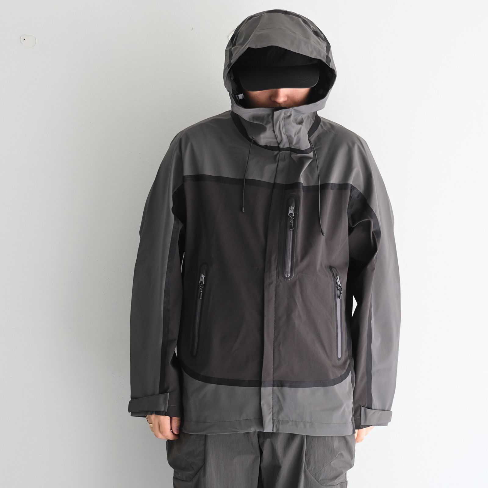 bal - TAPED SEAM WATER PROOF JACKET / シェルジャケット / ブラック