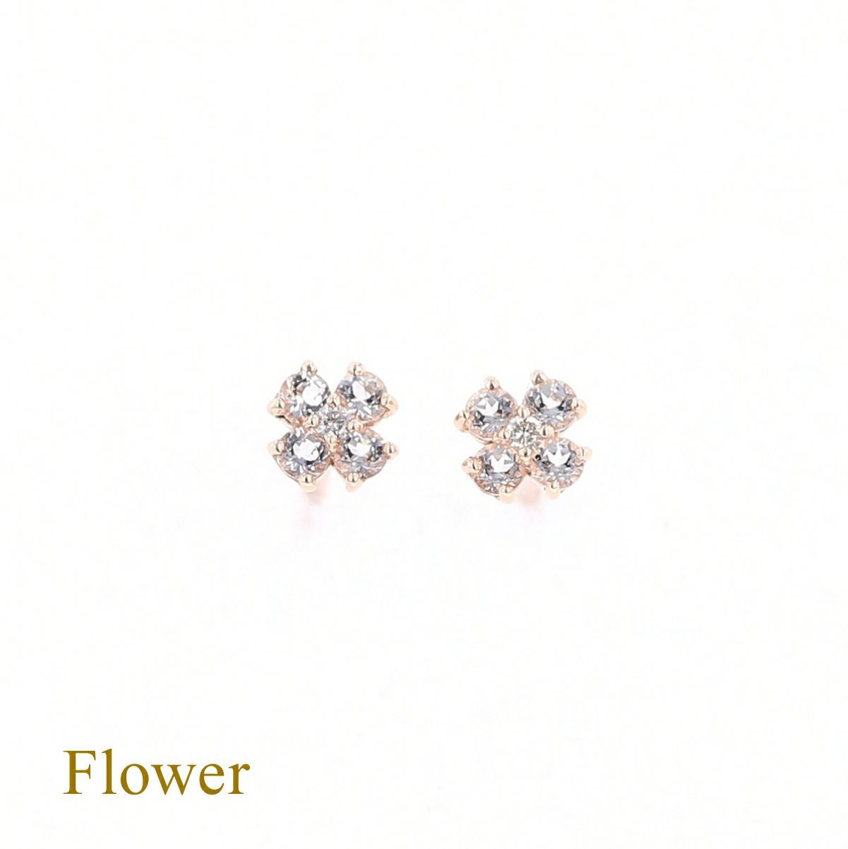 K10 PG/YG/WG ダイヤモンド ハーフエタニティ リング | IKEDA