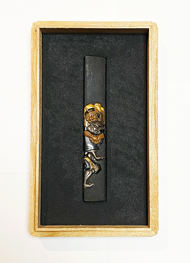 大森彦七図小柄 銘 宗與 Kozuka design of Omori Hikoshichi Signed by