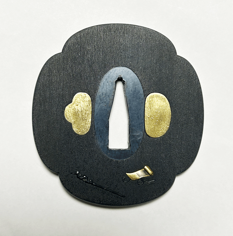 後藤方乗光晃 二所 寿老福禄寿Goto Hojyo Mitsuaki Tsuba and