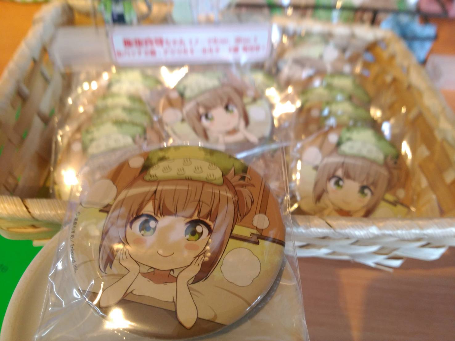 飯坂温泉観光協会にて真尋ちゃん新缶バッチが発売！ | 飯坂温泉