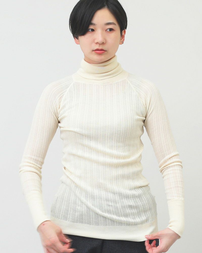 tumugu］ランダムリブニットロングタートル／ツムグ ｜オンセブン