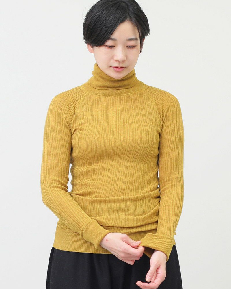 tumugu］ランダムリブニットロングタートル／ツムグ ｜オンセブン