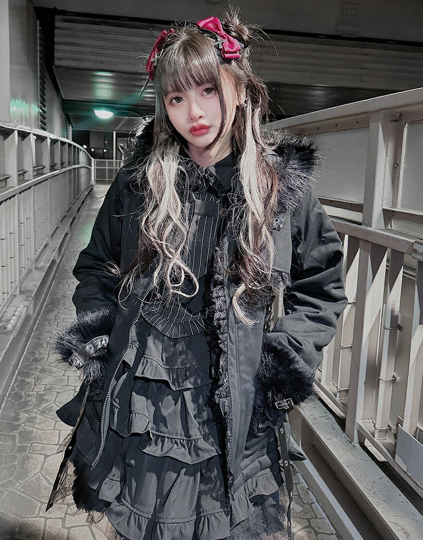 ililil【イルイルイル】地雷ちゃんもY2Kしちゃうぞコート/全1色