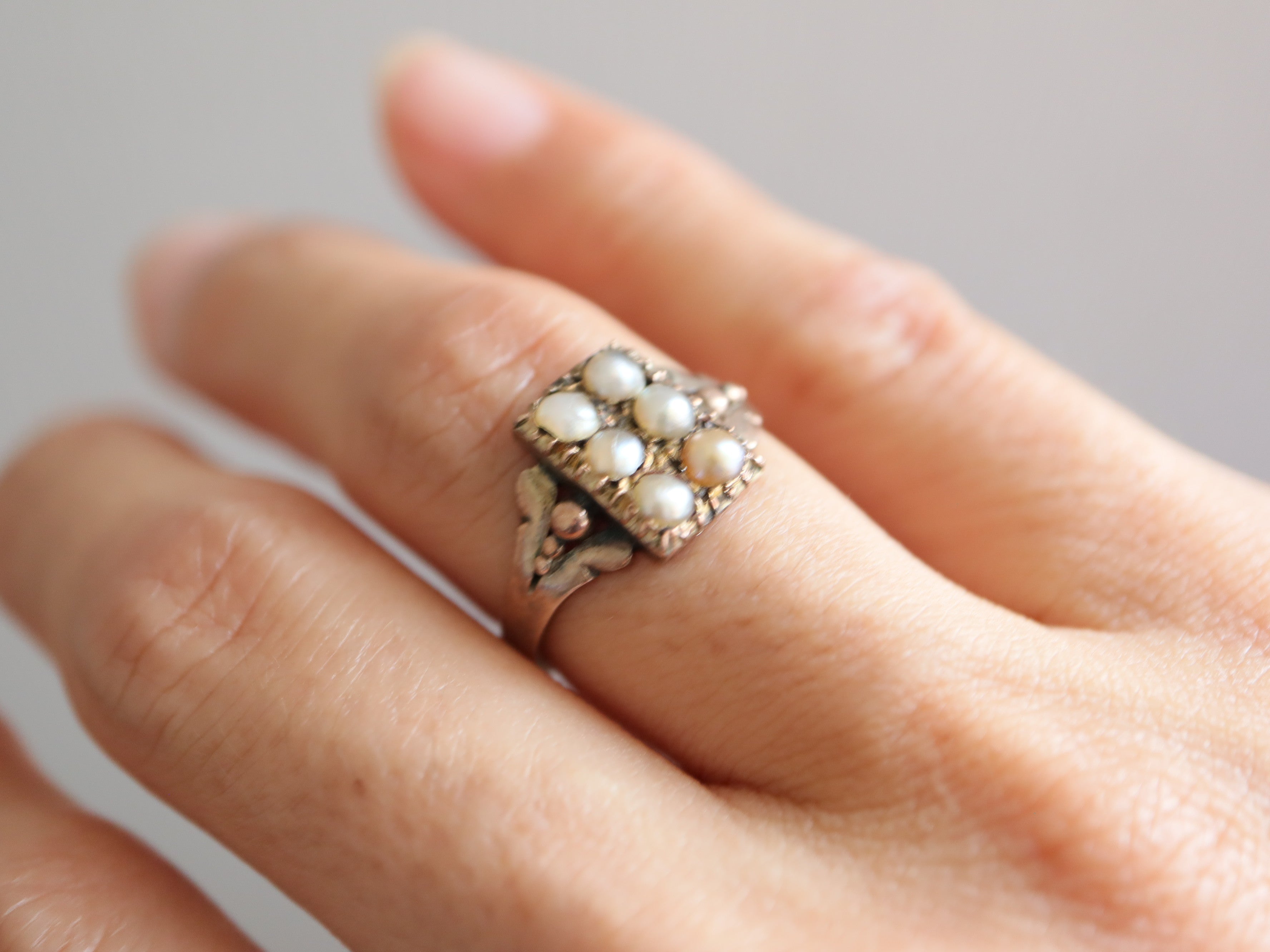 アンティークシードパールリング＋9ctゴールド – illum seed pearl shop