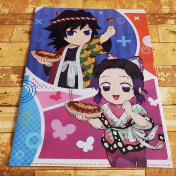 新品*鬼滅の刃*銀だこ*第3弾*クリアファイル*冨岡義勇*胡蝶しのぶ
