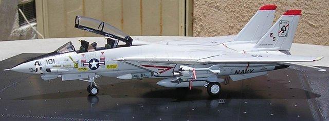 Fujimi F-14A Tomcat 1/7nd, VF-41 Black Aces - 1/72 F-14 - iModeler
