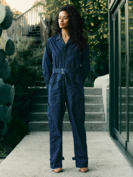 indigo ripstop coverall – imogene + willie