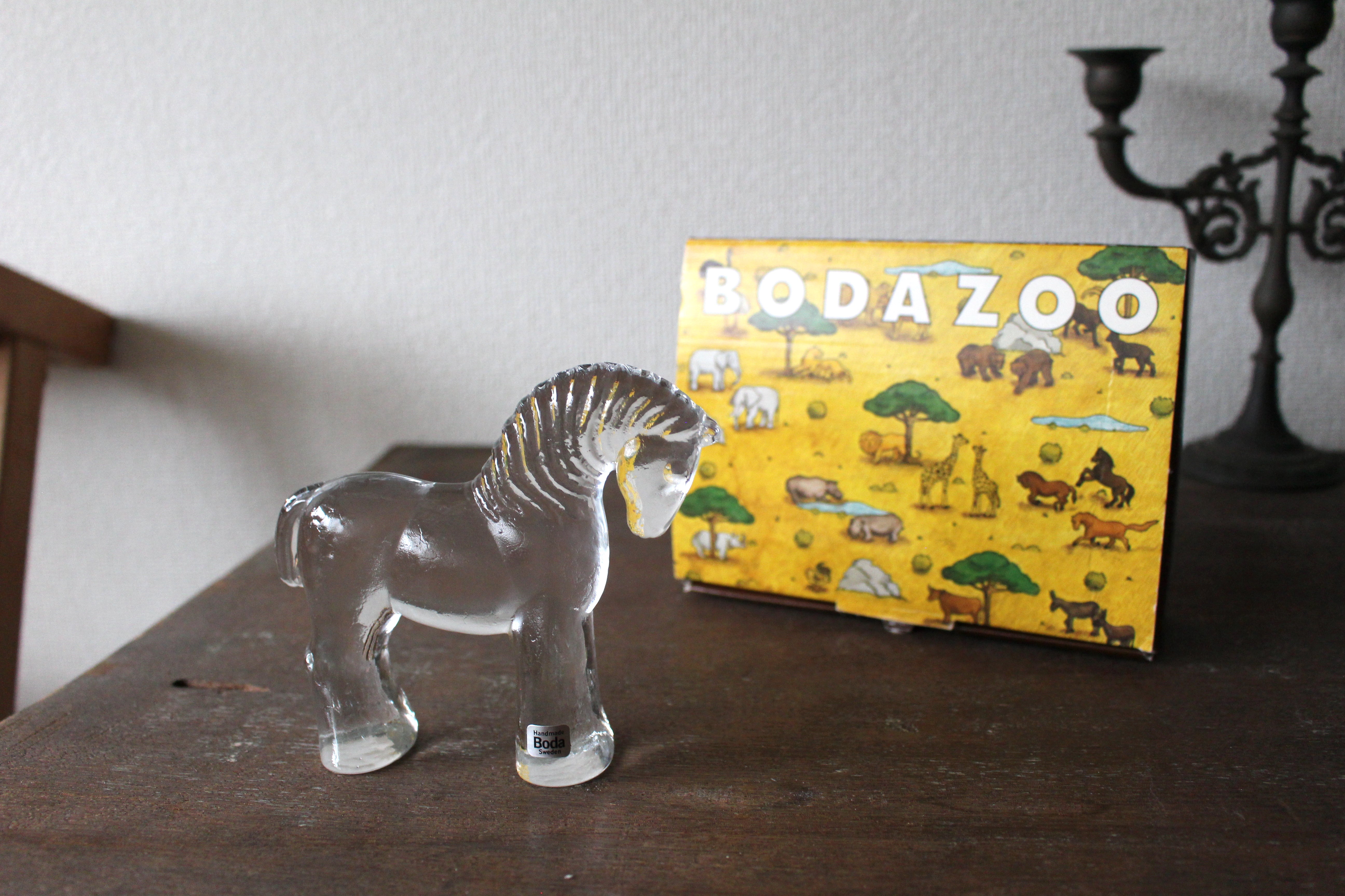 Kosta Boda (コスタボダ) / Zoo / 馬 ガラスオブジェ（箱付き） – Imaya