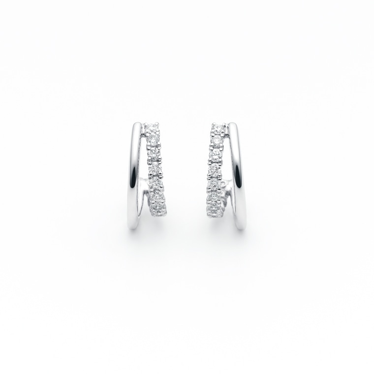 H039 ラボグロウンダイヤモンド/ピアス/0.23ct(ホワイトゴールド