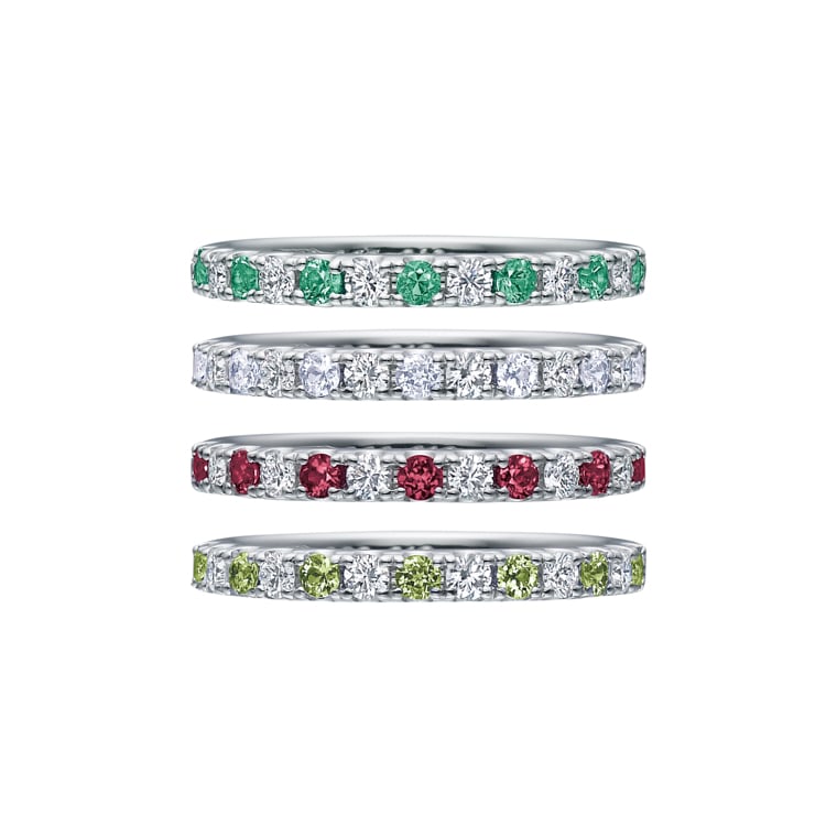 Color Prong]Ptルビーダイヤモンド/リング(プラチナ): ICHAROI | IMAYO