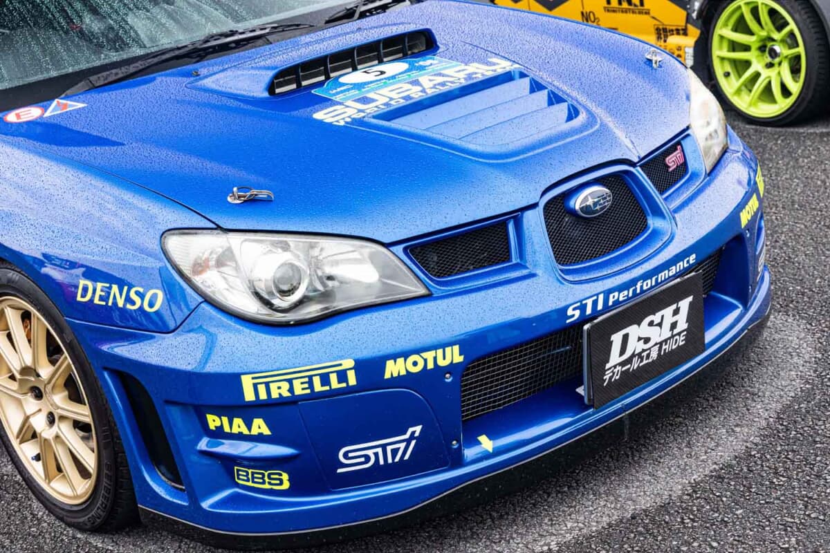 15回もカラーリング変更したスバル「インプレッサWRX STI」発見
