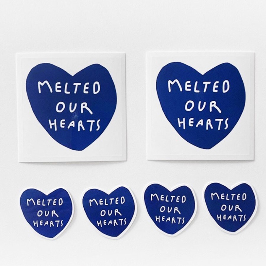 AFTERNOON LIVE】Heart ステッカー(BL)｜ シール ステッカー 韓国雑貨