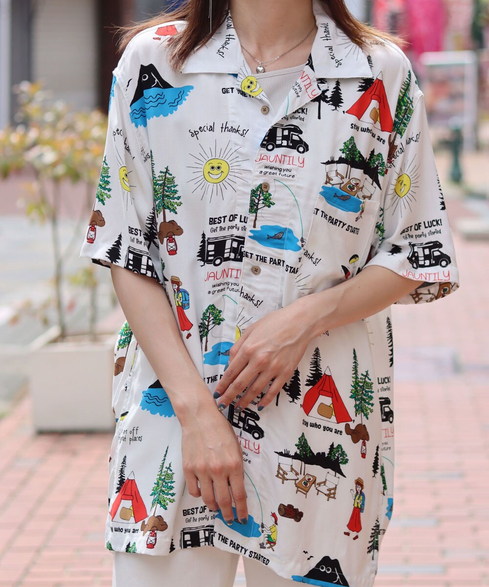 2025新柄追加】 レーヨン オープンカラー アロハシャツ ハワイアン