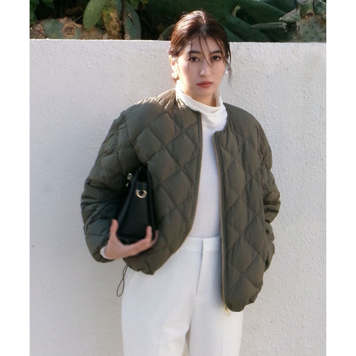 TAION×UNFILO】キルティングダウン ショート丈ブルゾン | アンフィーロ