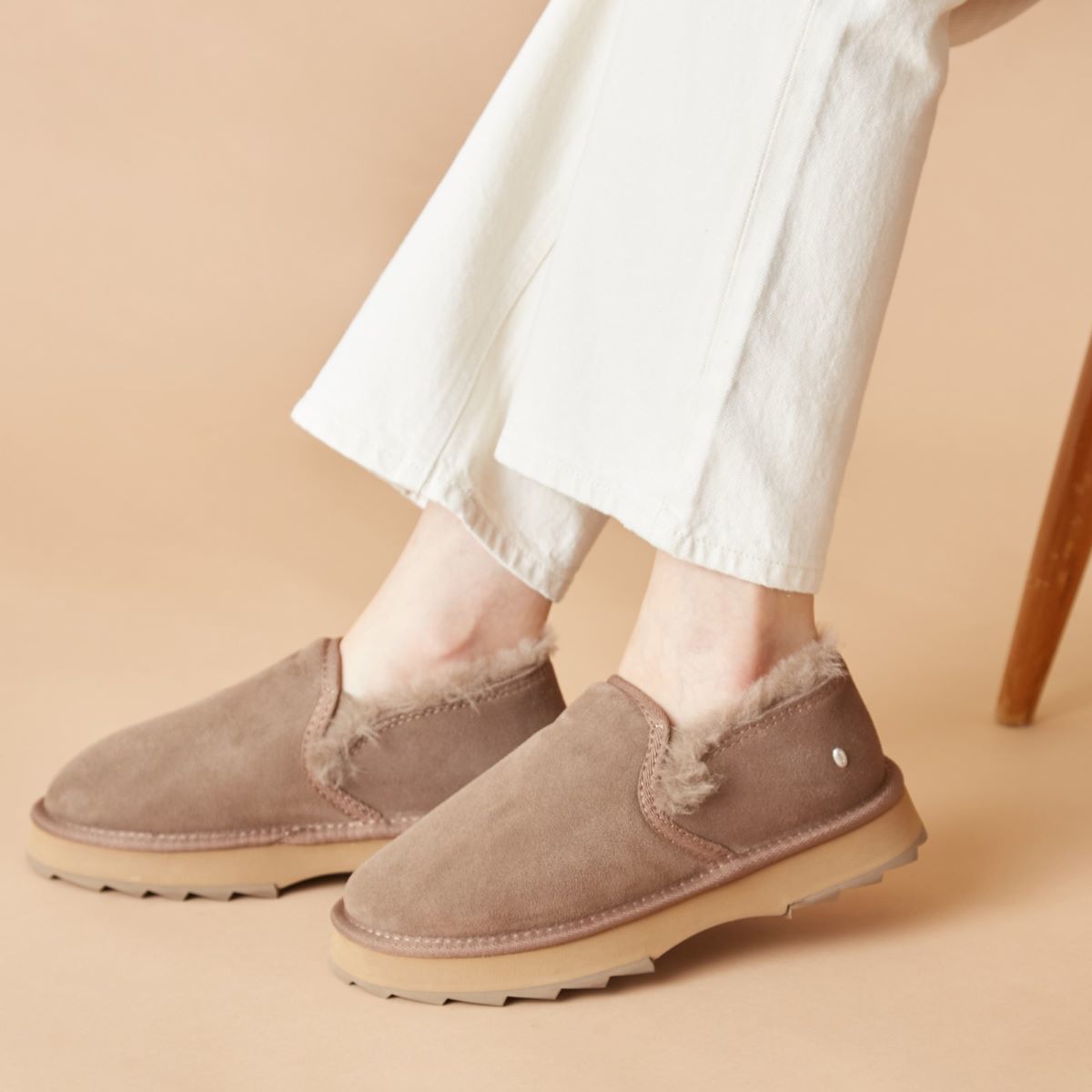 エミュ Sharky Reef 厚底ムートンスリッポン | エミュオーストラリア