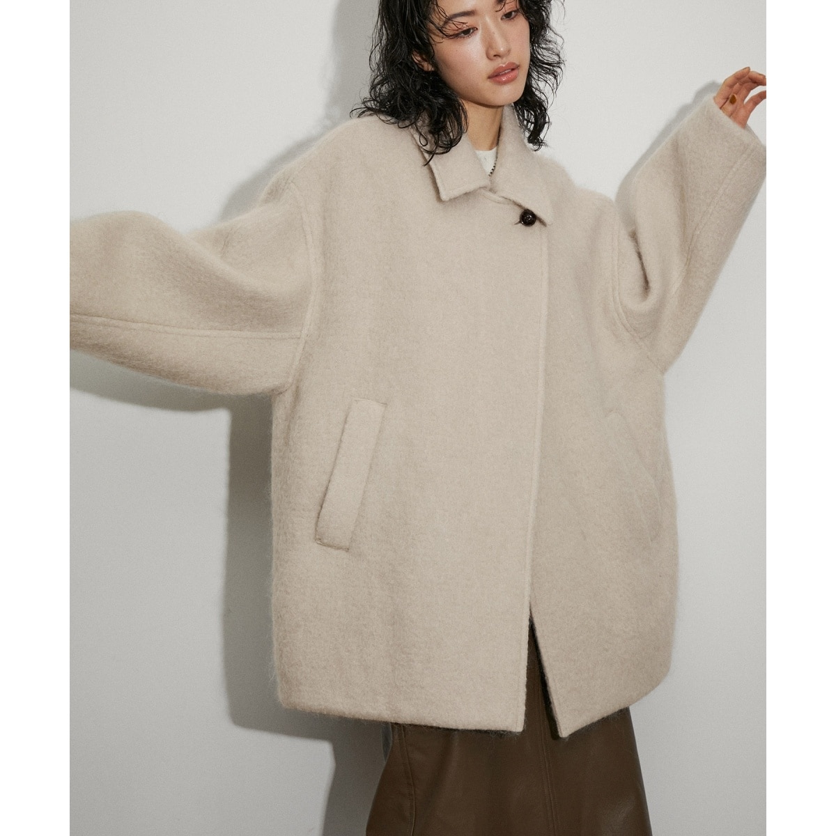 モヘヤシャギーミドルコート | アダムエロペ(ADAM ET ROPE') | マルイ