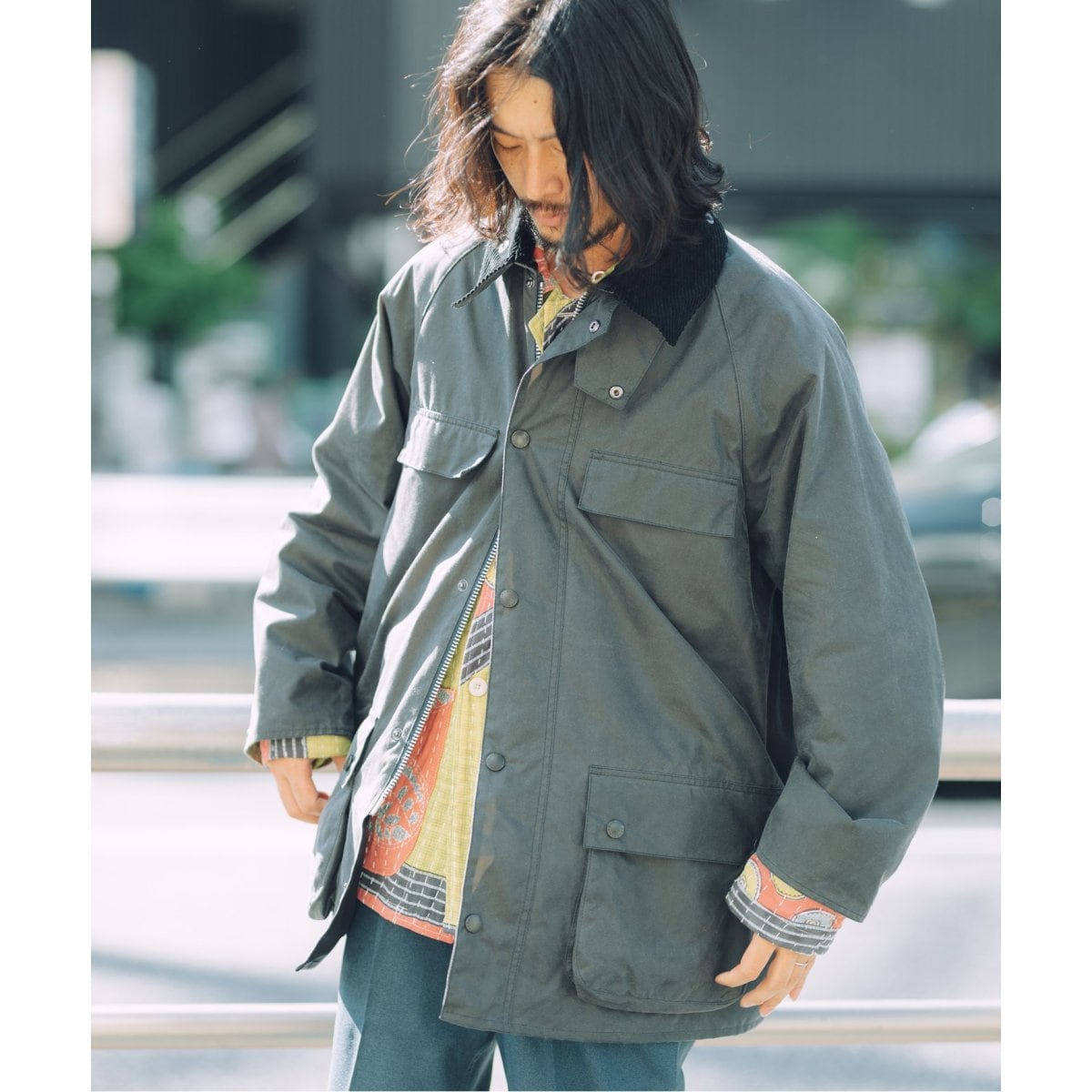 BARBOUR×JS/バブアー】別注 OS OLD BEDALE/ビデイル ロング