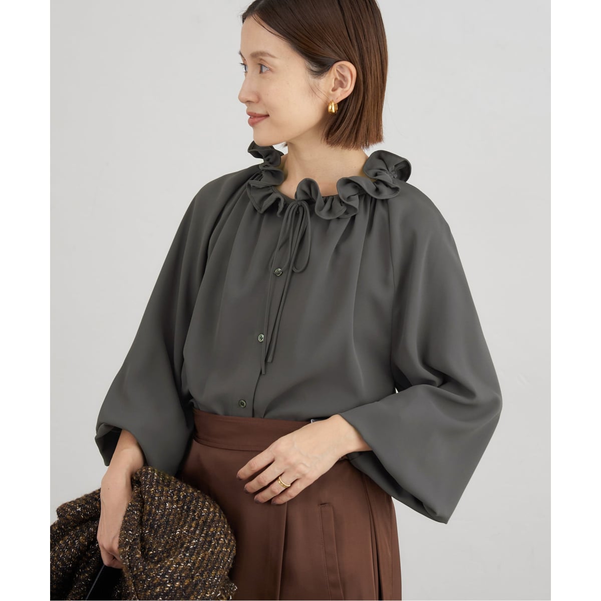 襟フリルブラウス | イエナ(IENA) | マルイウェブチャネル