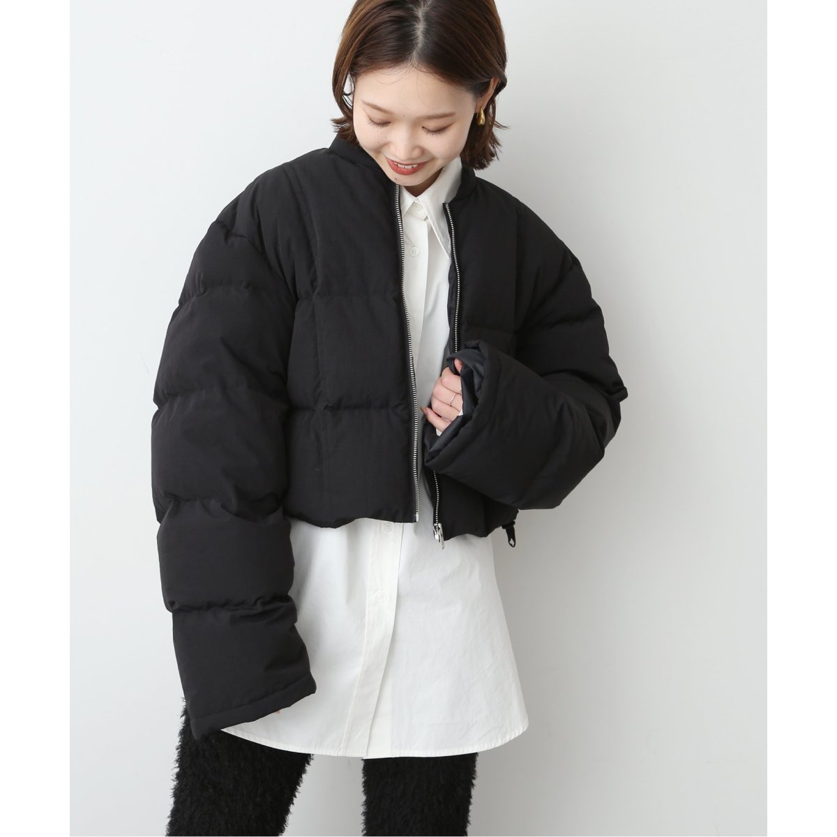 le/ル 】CROPPED ダウンジャケット | スローブ イエナ(SLOBE IENA