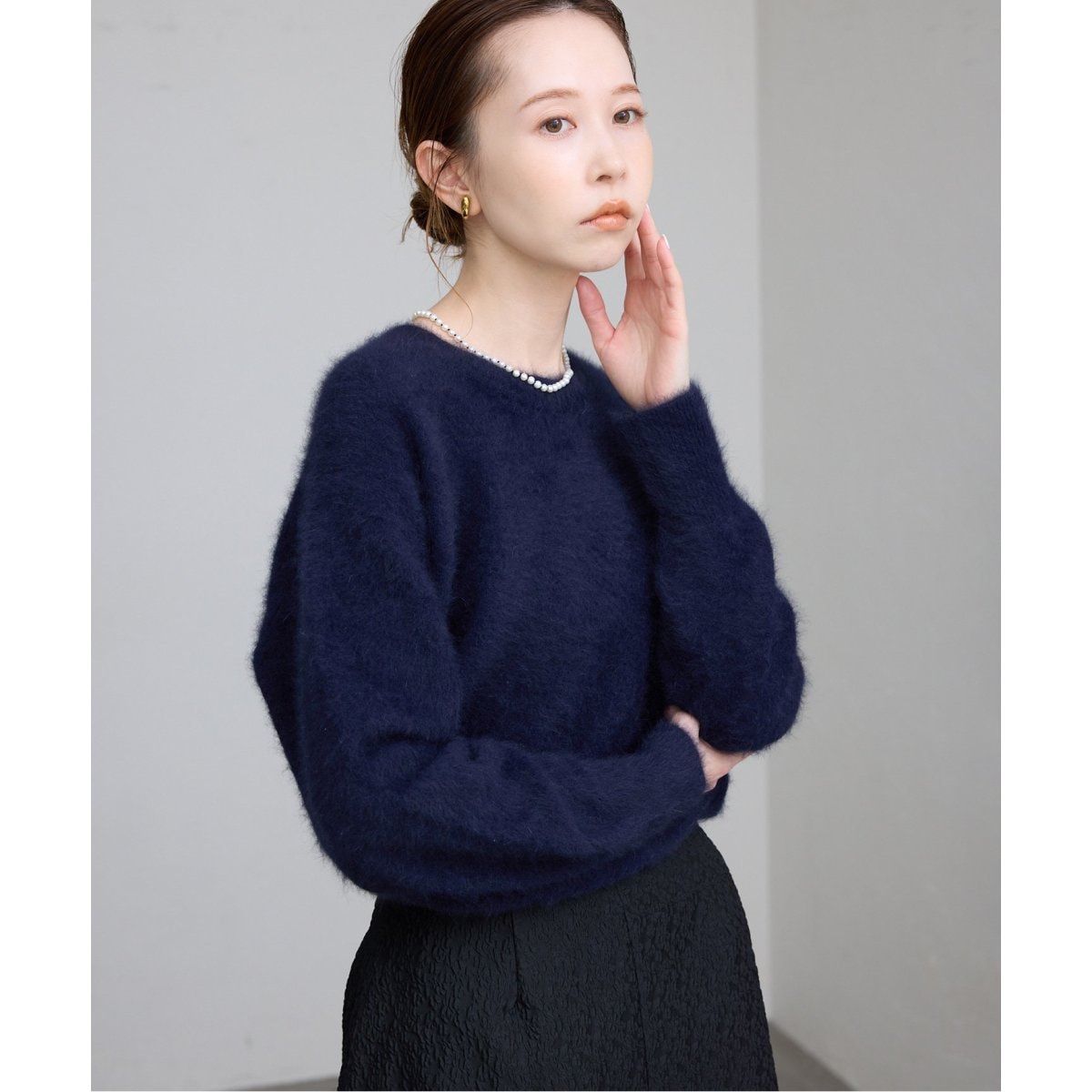 追加》フォックスウールカシミヤプルオーバー | スローブ イエナ(SLOBE