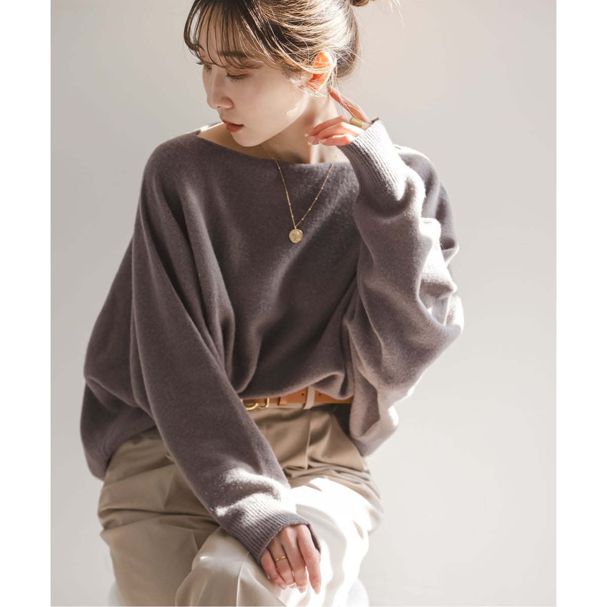 WEB限定カラー・追加4》ファインウールドルマンプルオーバー