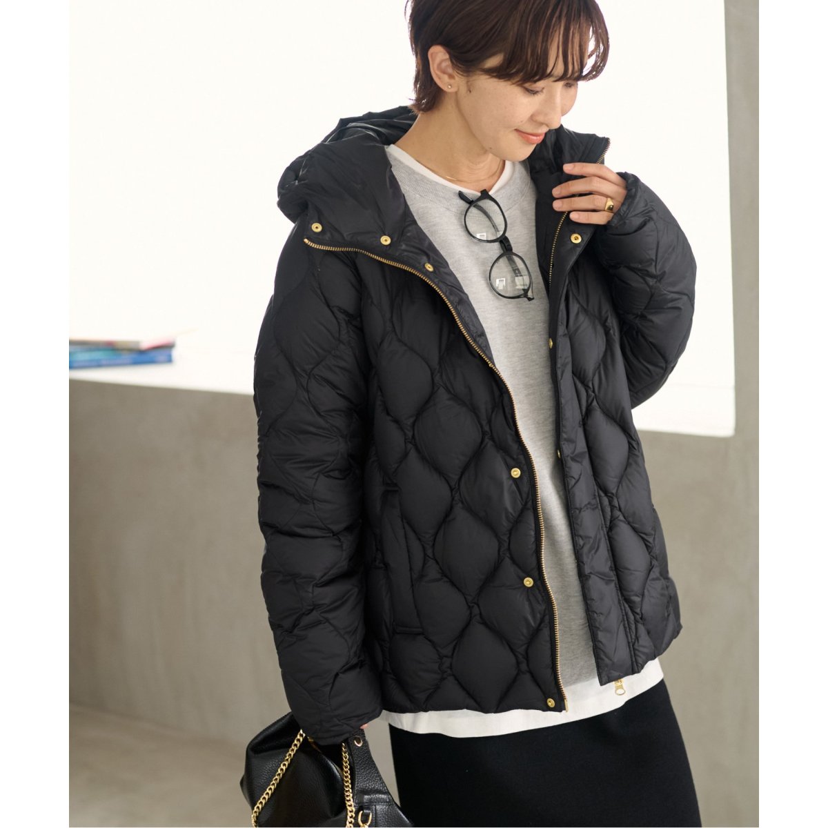 別注【TAION / タイオン】ヘチマキルトフードダウン | ジャーナル