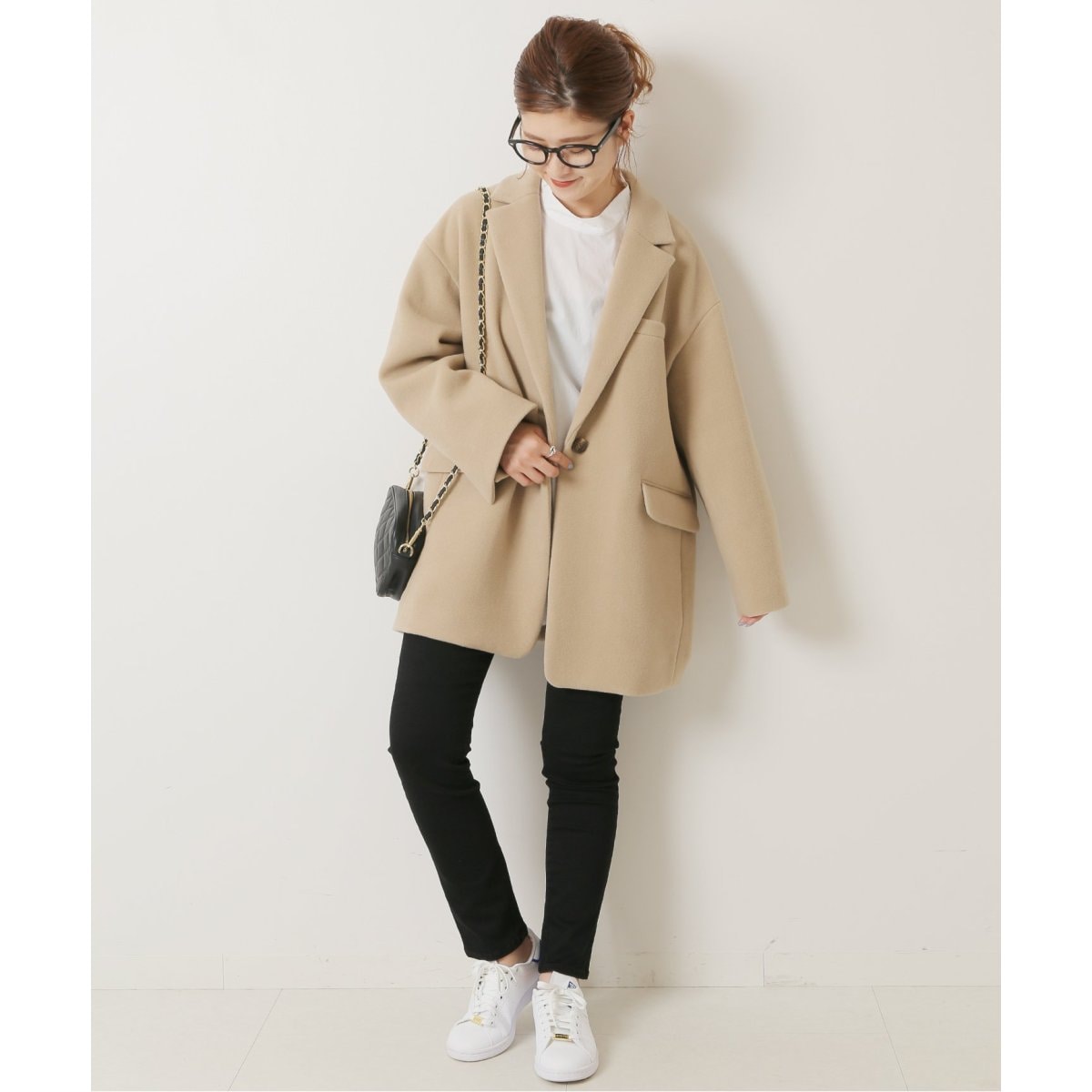 W/Nyモッサジャケットライクコート | スピック＆スパン(Spick and Span